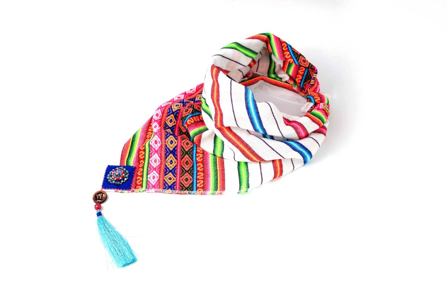 Echarpe en aguayo de bolivie